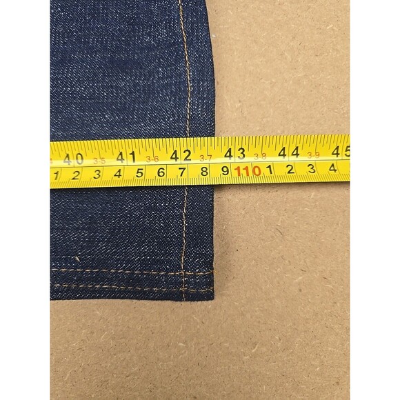 VTG 70S 80S New Boys Kids 28 X 34 Wrangler Dark Denim Carpenter Work Jeans Pants - Picture 12 of 12